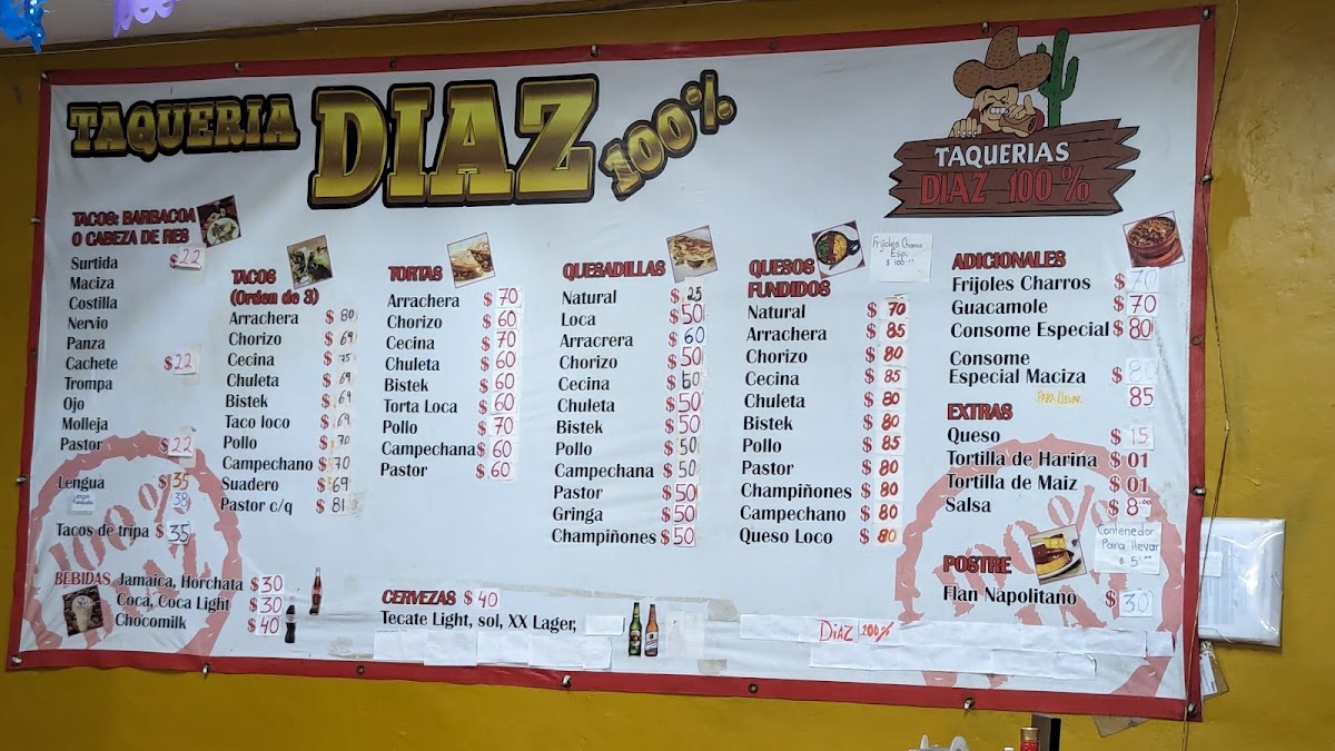 Taqueria Diaz Menu Photo 8