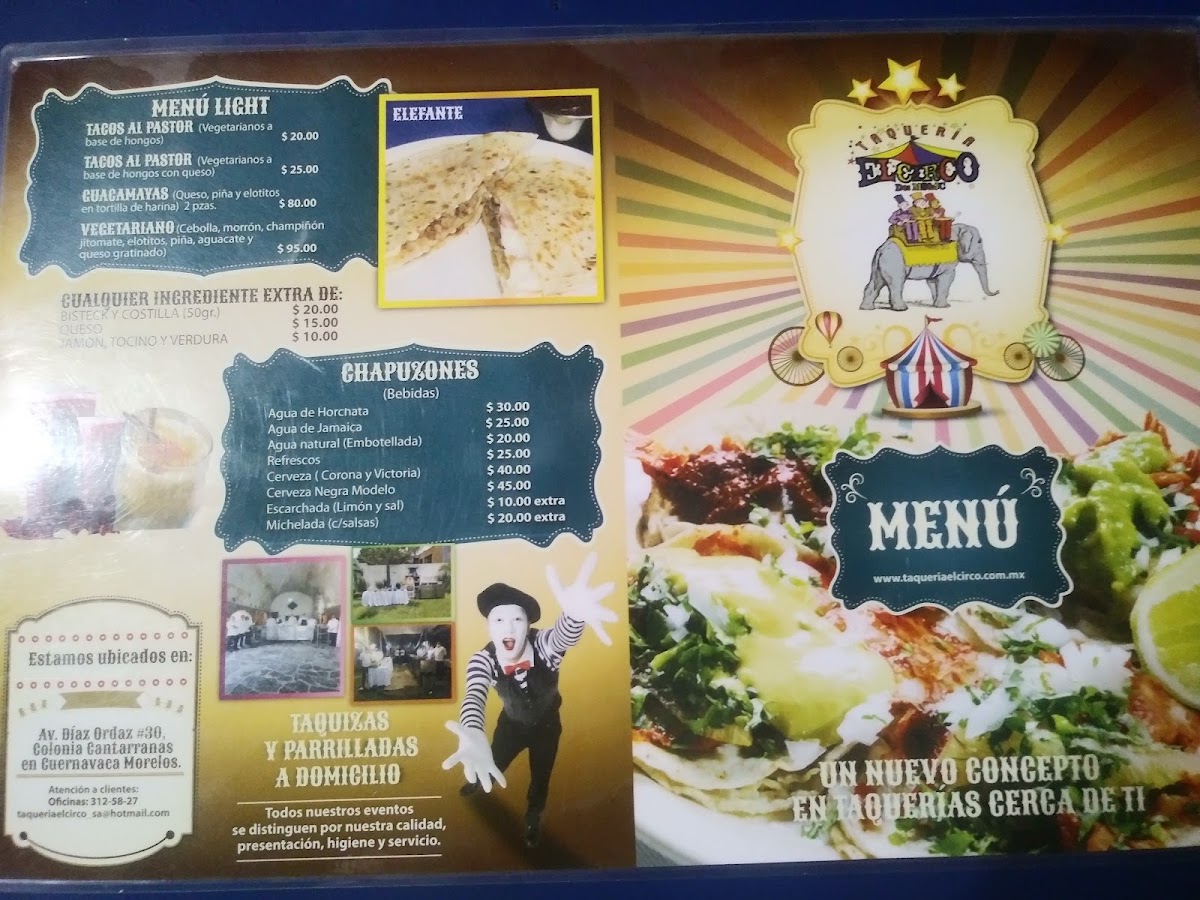Taqueria El Circo Menu Photo 9