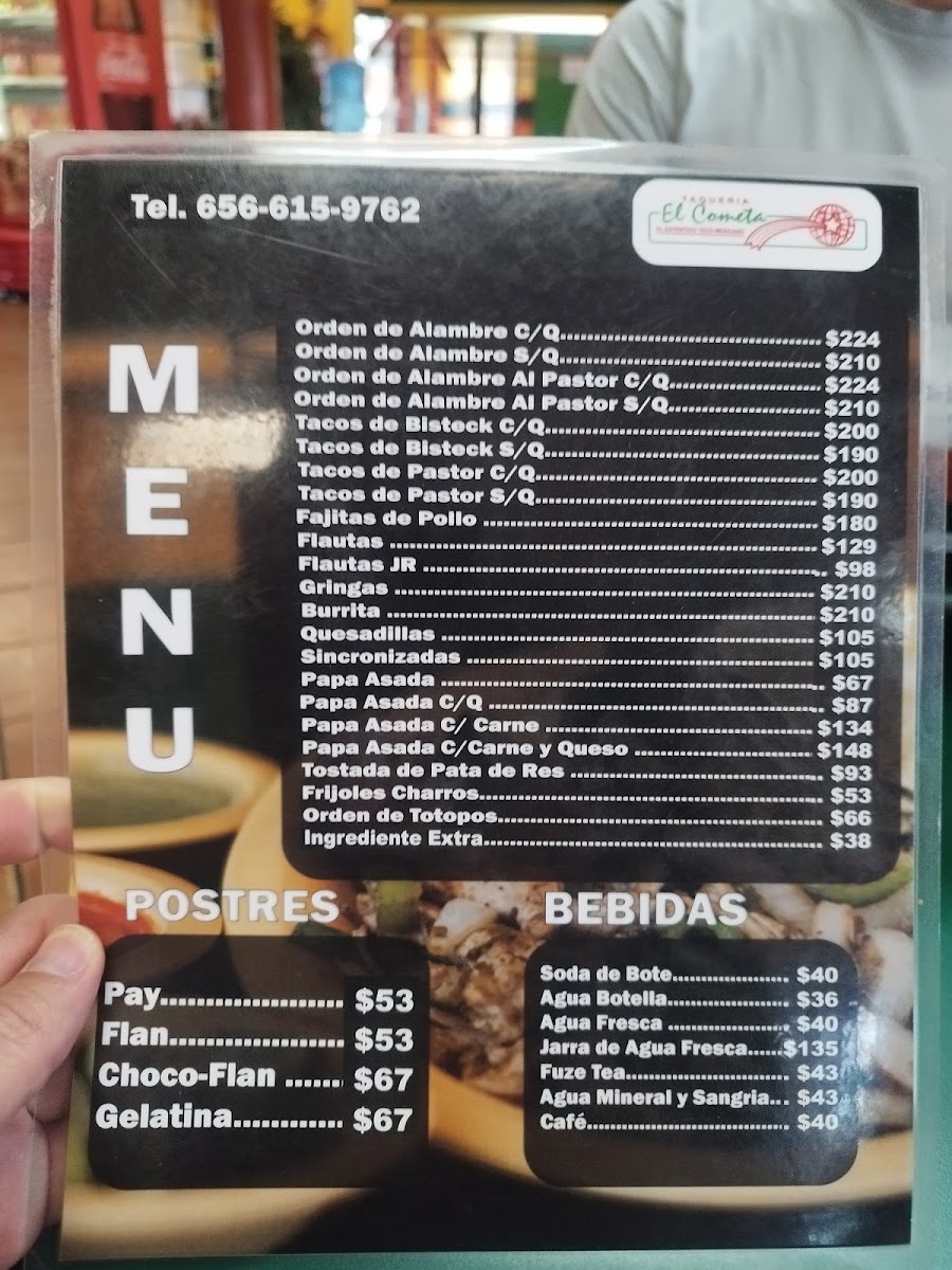 Taqueria El Cometa Menu Photo 3