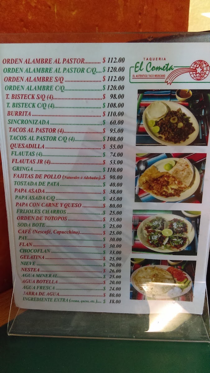 Taqueria El Cometa Menu Photo 6