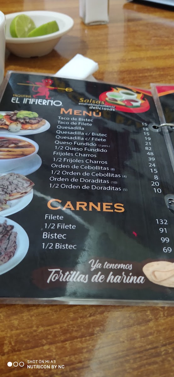 Taqueria El Infierno Centro Menu Photo 8
