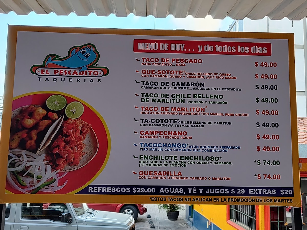 Taqueria El Pescadito Menu
