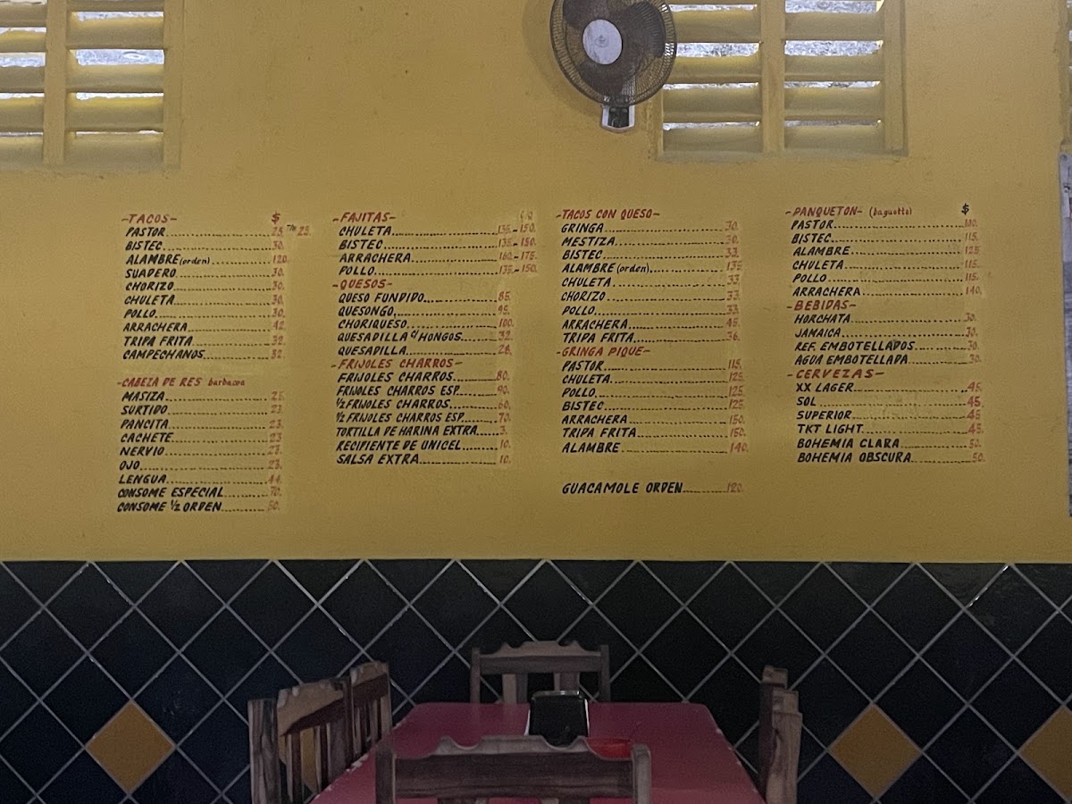 Taqueria El Pique Menu Photo 3