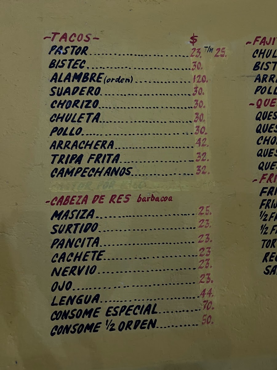 Taqueria El Pique Menu Photo 8