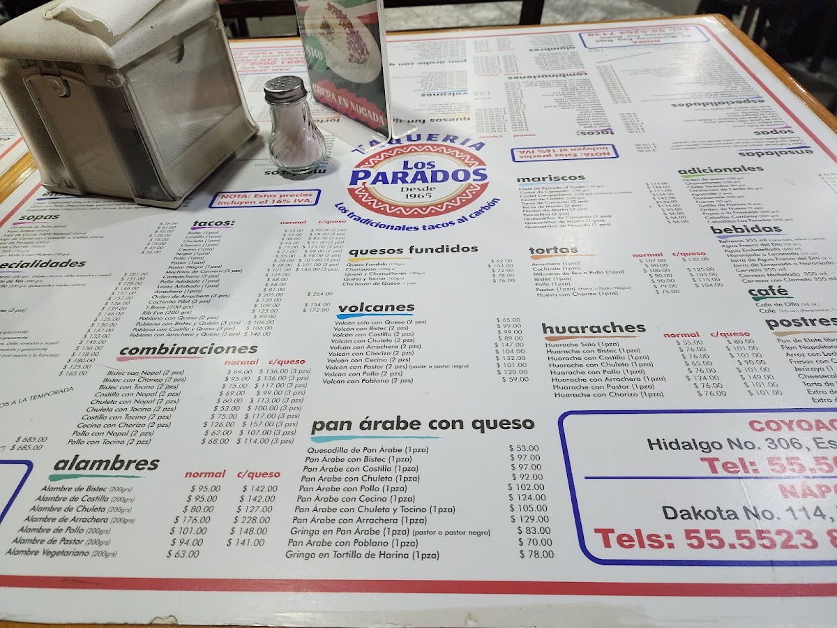 Taqueria Los Parados Universidad Menu Photo 10