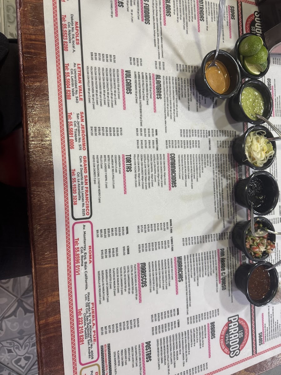 Taqueria Los Parados Universidad Menu Photo 3