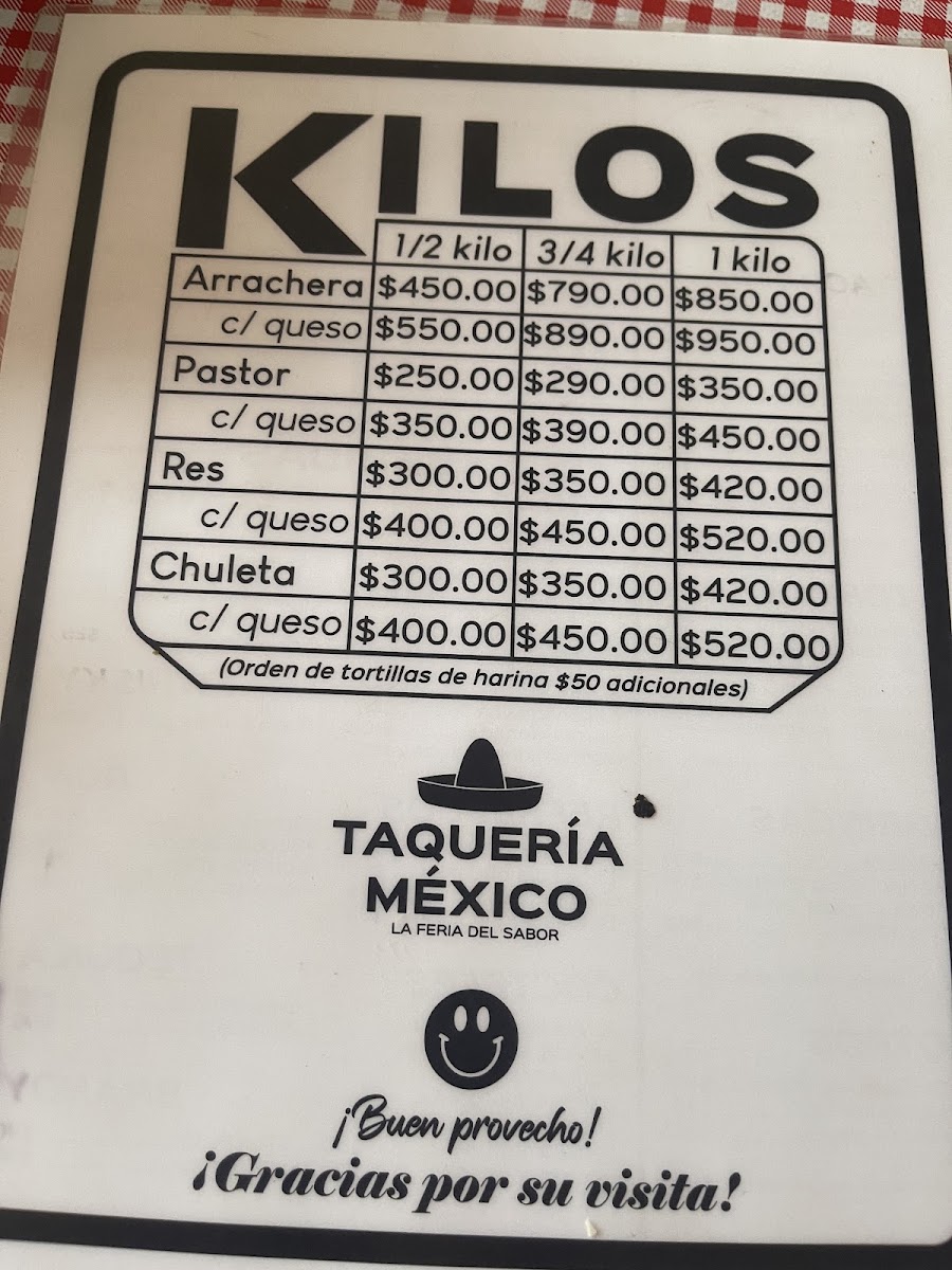 Taqueria Mexico: La Feria Del Sabor Menu Photo 2