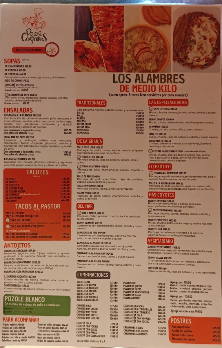Taqueria Pepe Coyotes Coyoacan Menu Photo 3