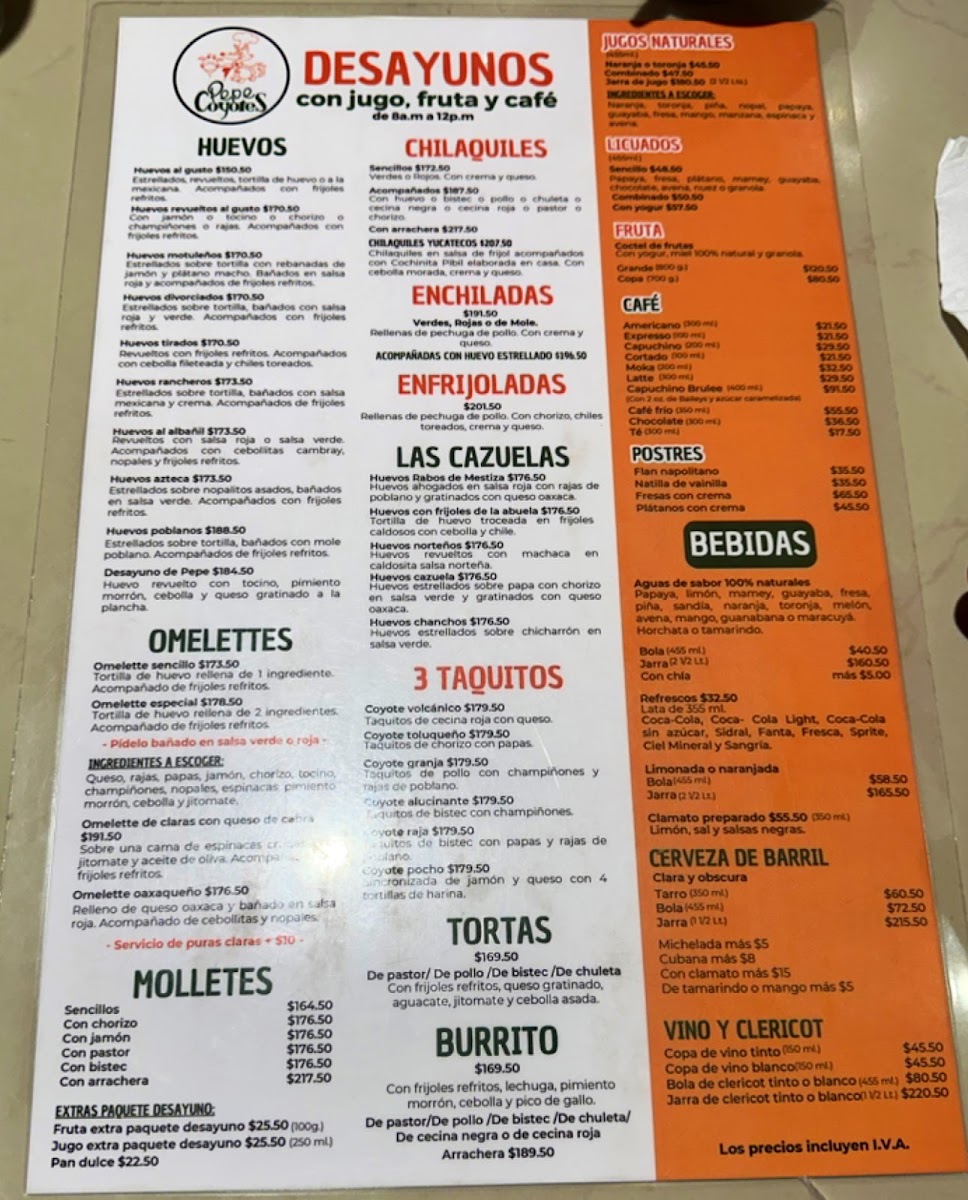 Taqueria Pepe Coyotes Coyoacan Menu Photo 8