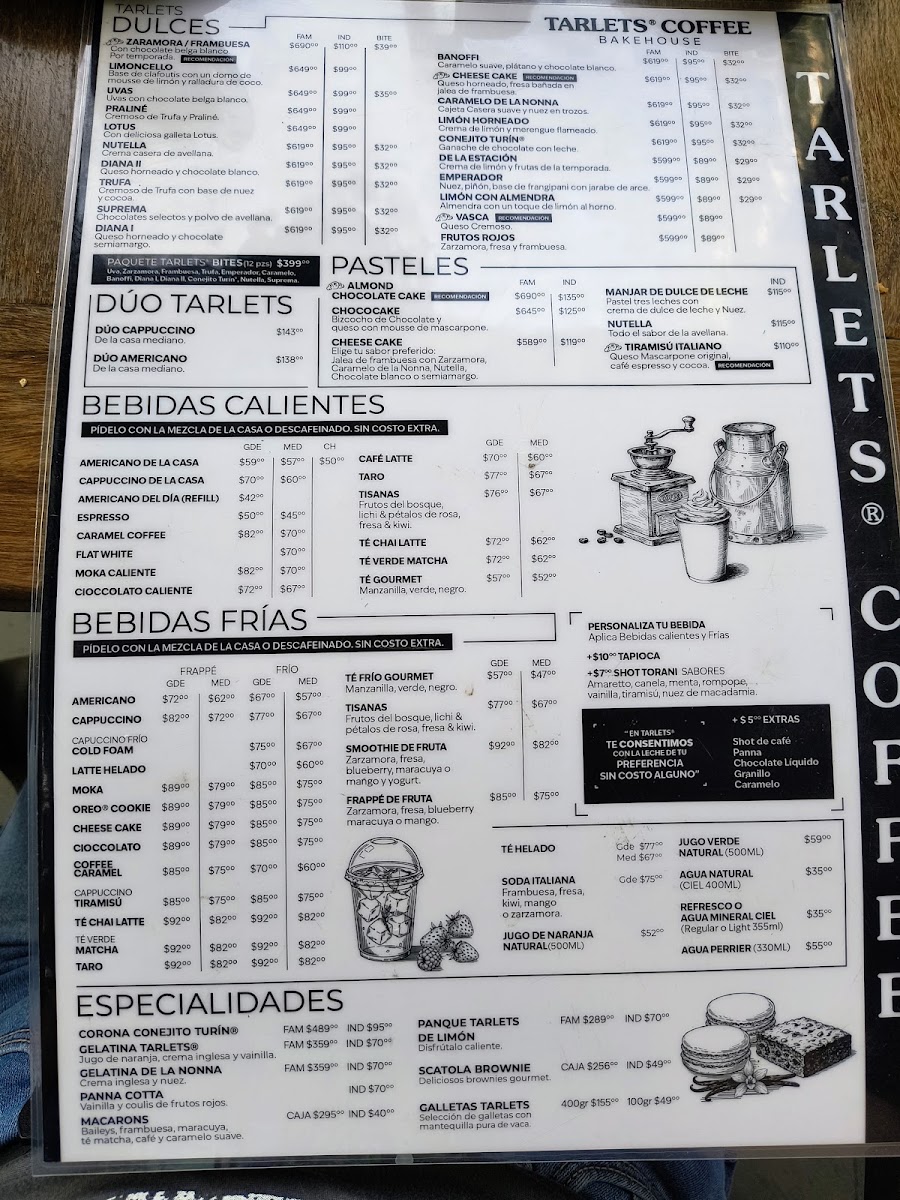 Tarlets Coffee Ánimas Menu Photo 2