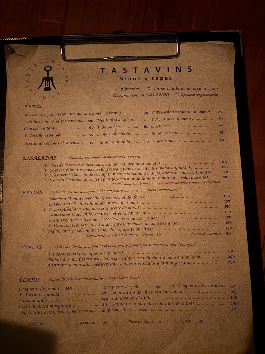 Tastavins Menu Photo 7