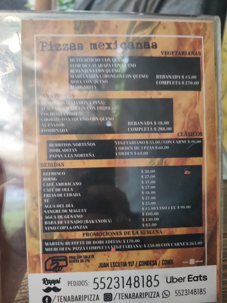 Tenabari Pizza Menu Photo 4