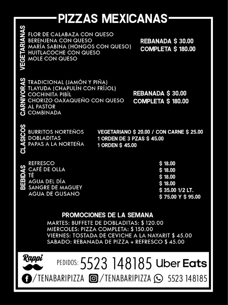 Tenabari Pizza Menu Photo 6