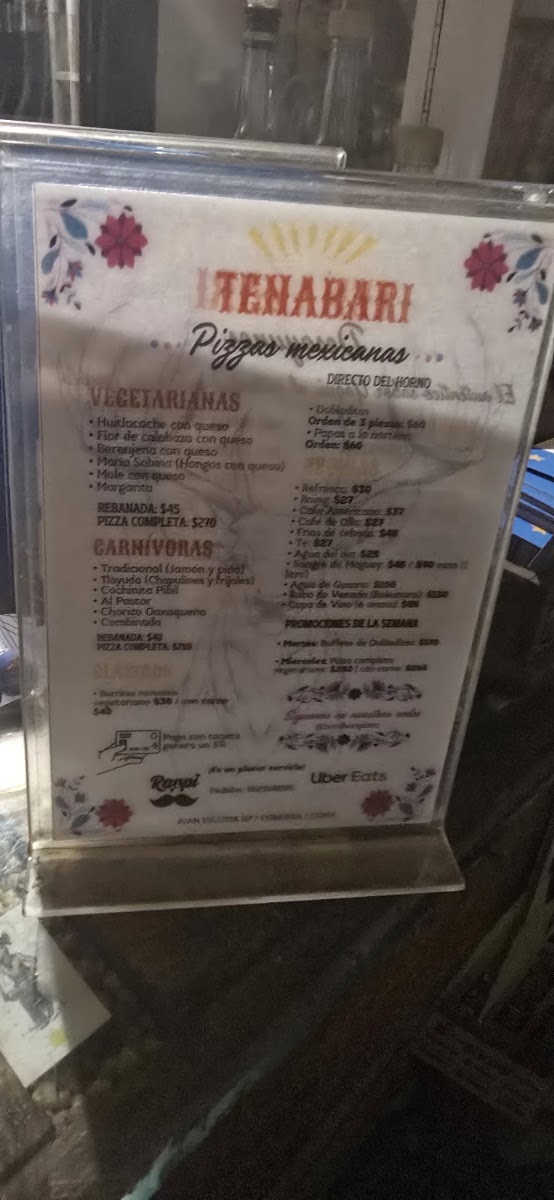 Tenabari Pizza Menu Photo 7