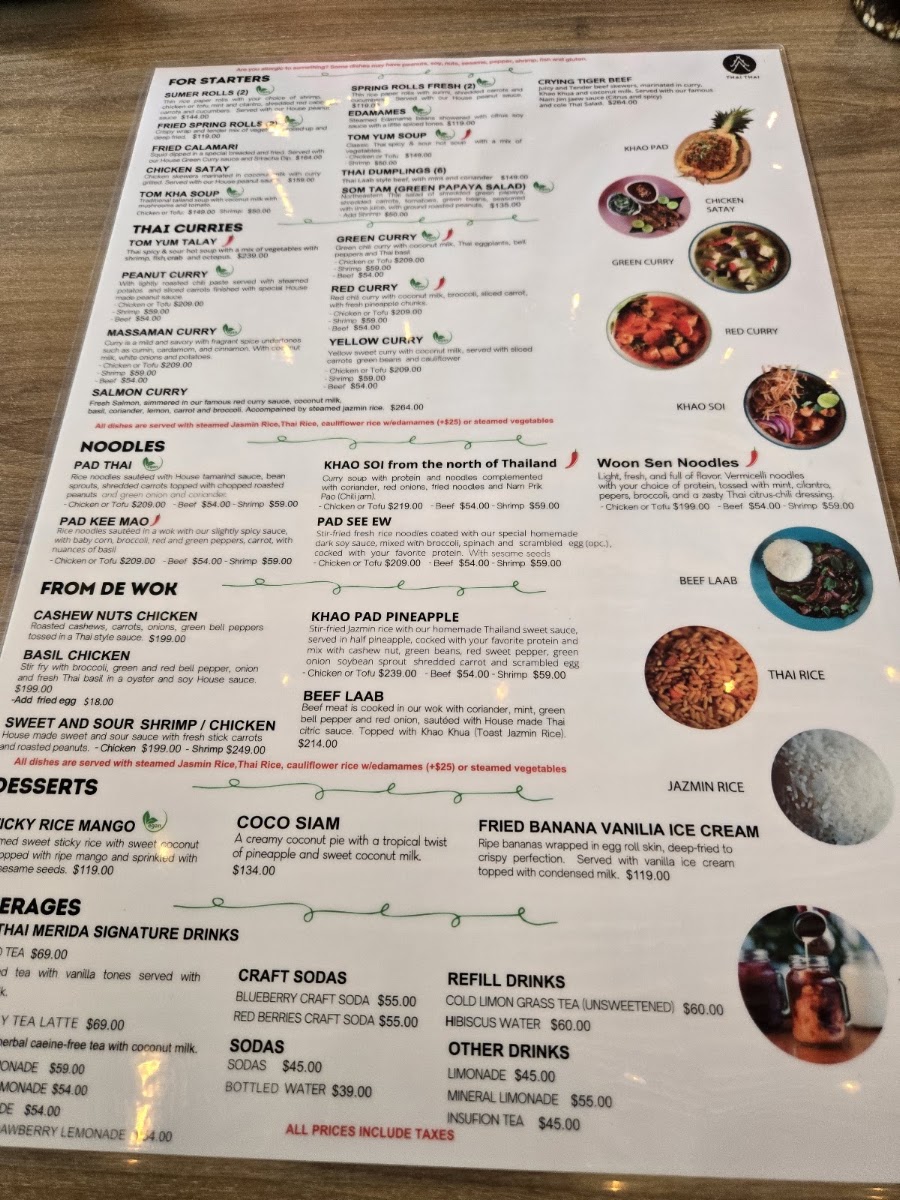 Thai Thai Menu Photo 3