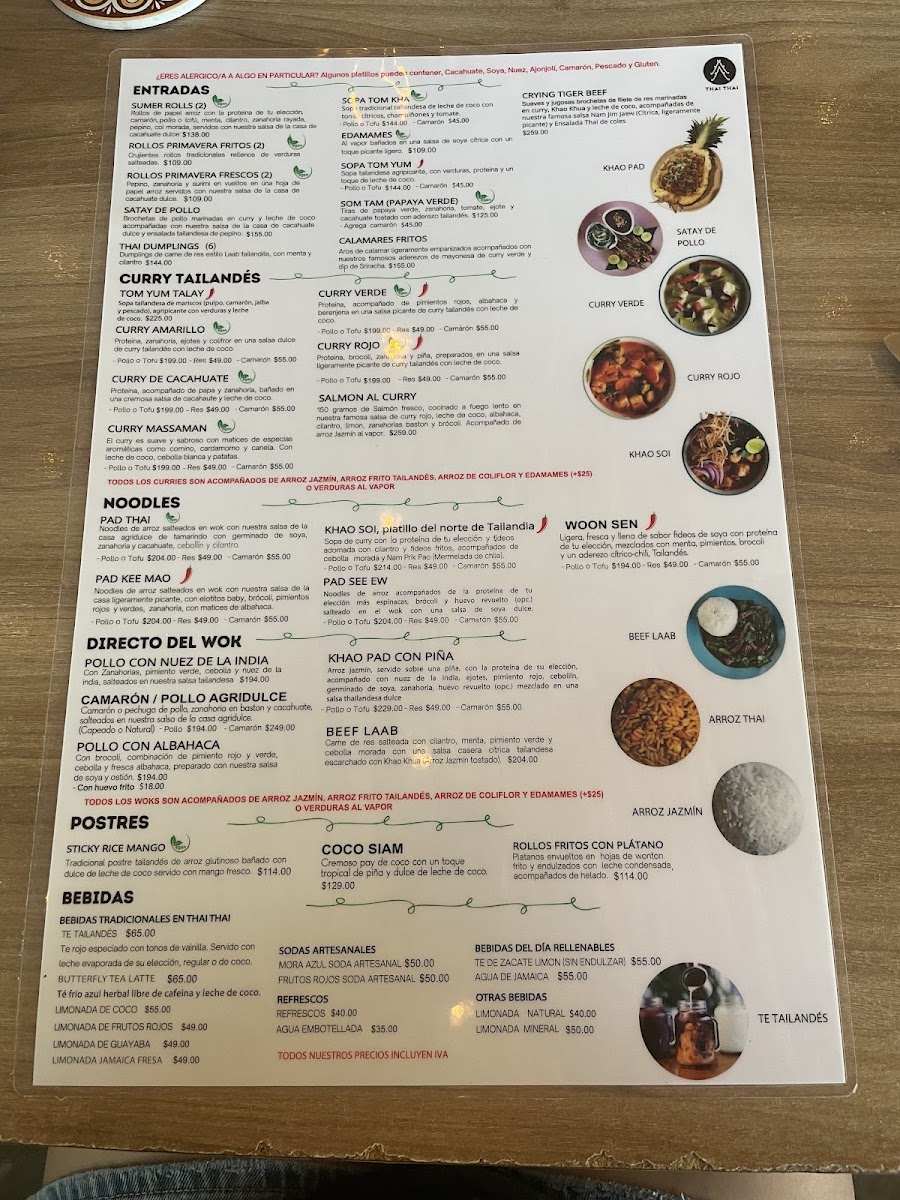 Thai Thai Menu Photo 4