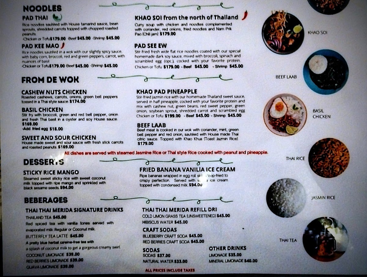 Thai Thai Menu Photo 5