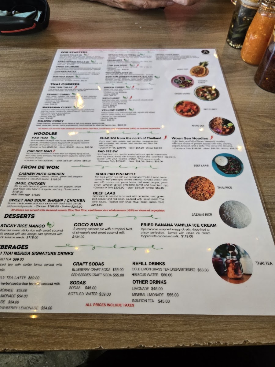 Thai Thai Menu Photo 7