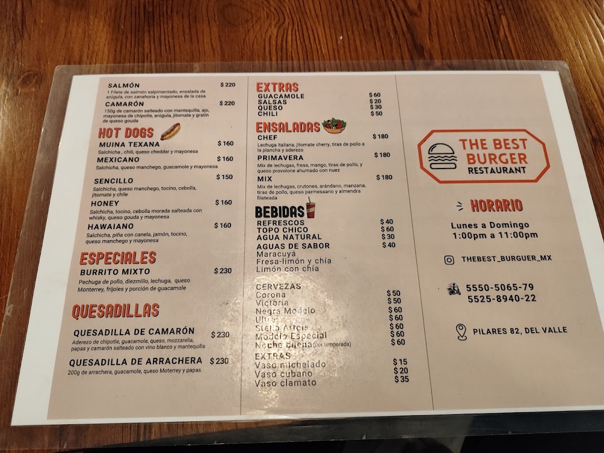 The Best Burger Mx Menu Photo 3