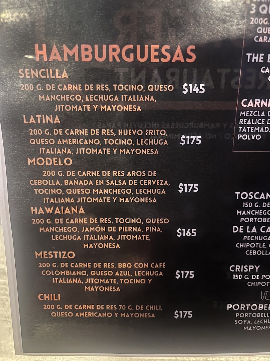 The Best Burger Mx Menu Photo 7