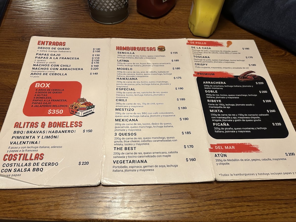 The Best Burger Mx Menu Photo 8