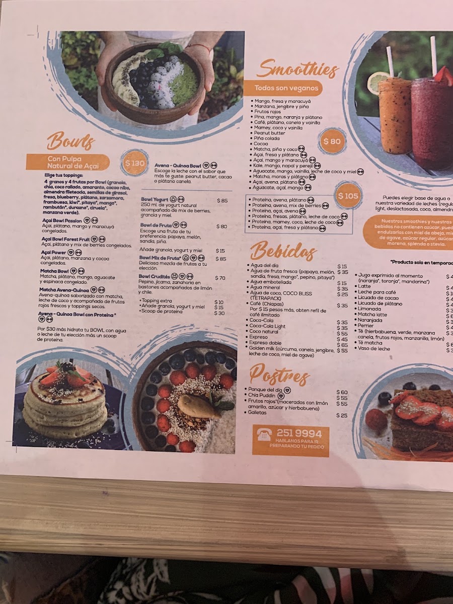 The Bowl Bar Menu Photo 6
