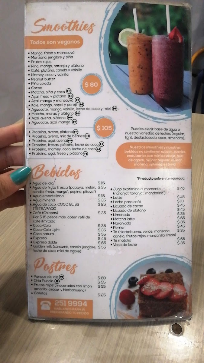 The Bowl Bar Menu Photo 7