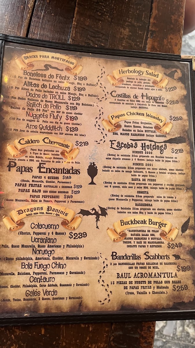 The Cauldron Wizard’s Coffee Menu Photo 3