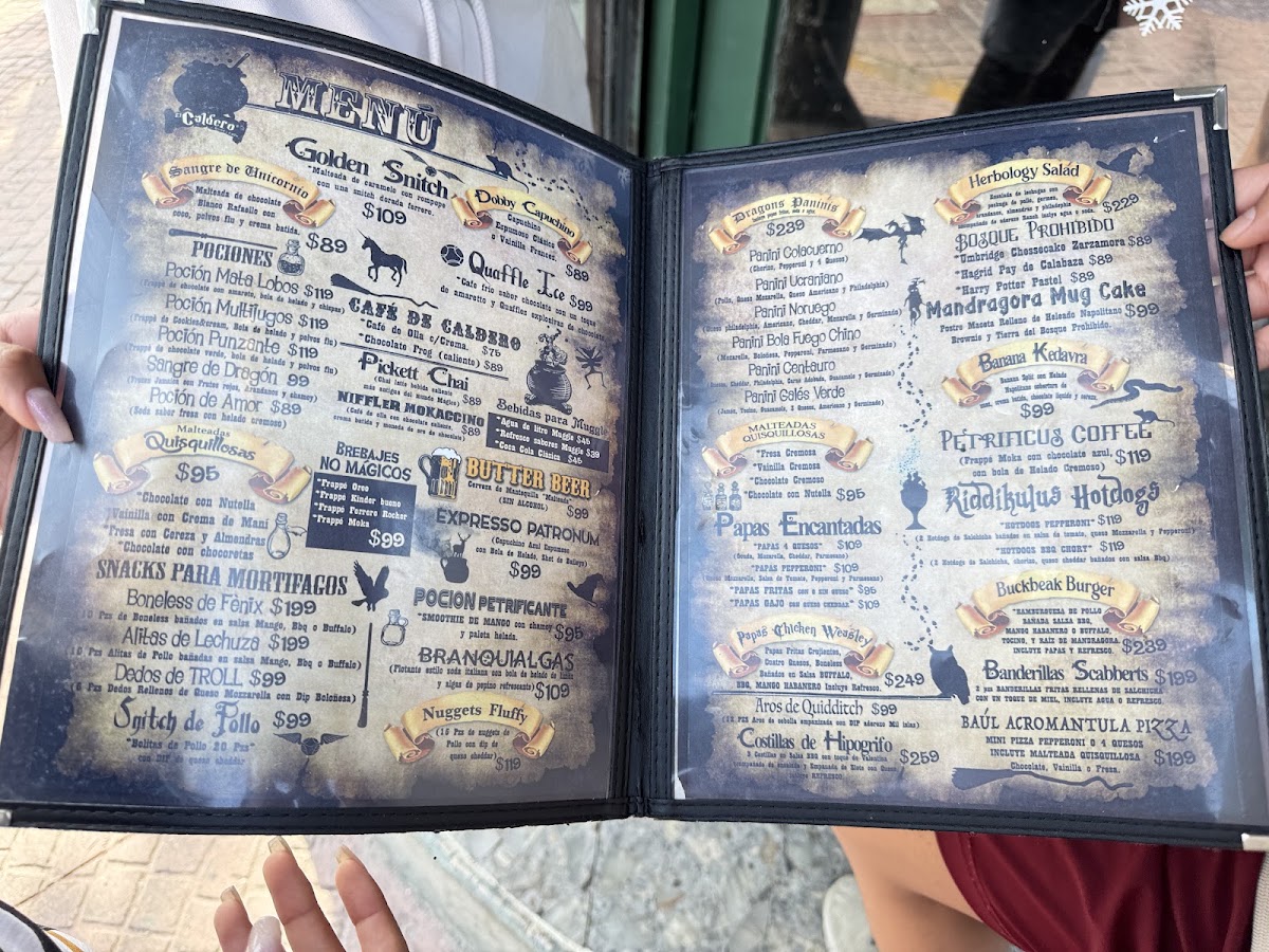 The Cauldron Wizard’s Coffee Menu Photo 4