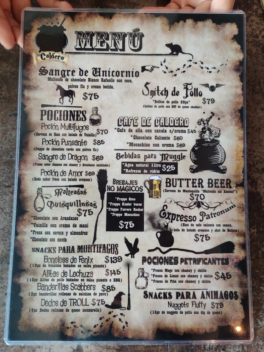 The Cauldron Wizard’s Coffee Menu Photo 8
