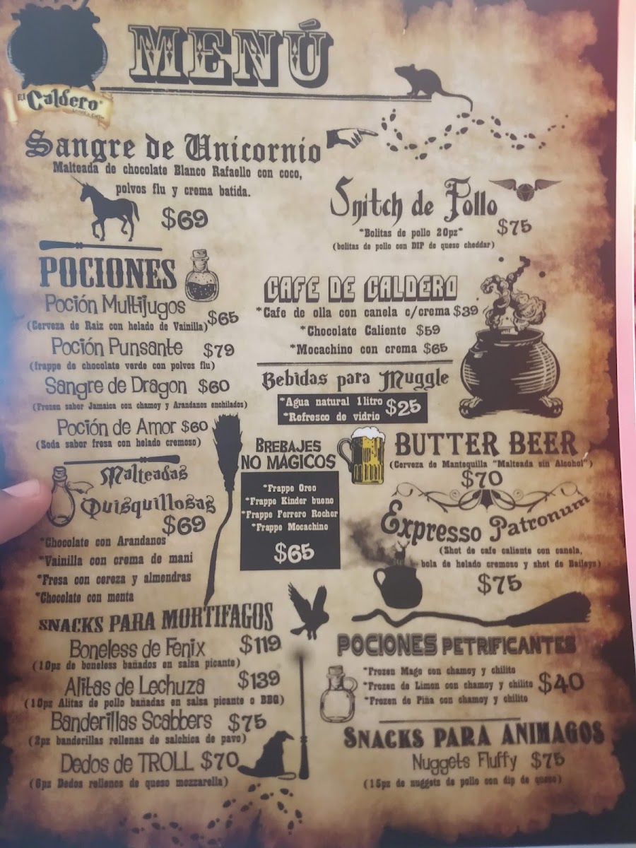 The Cauldron Wizard’s Coffee Menu Photo 9