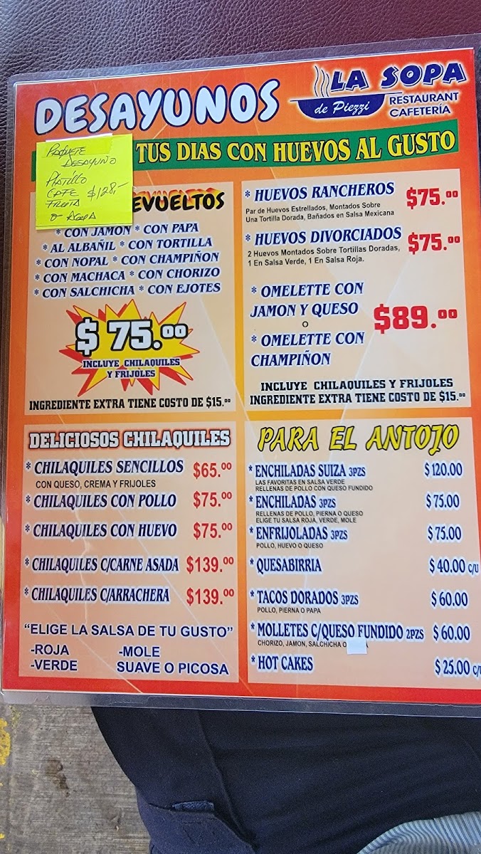 The Soup Restaurant Menu Photo 2