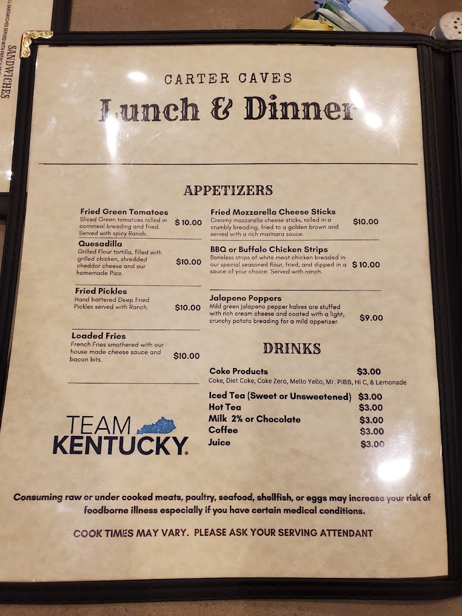 Tierney's Cavern Menu Photo 10