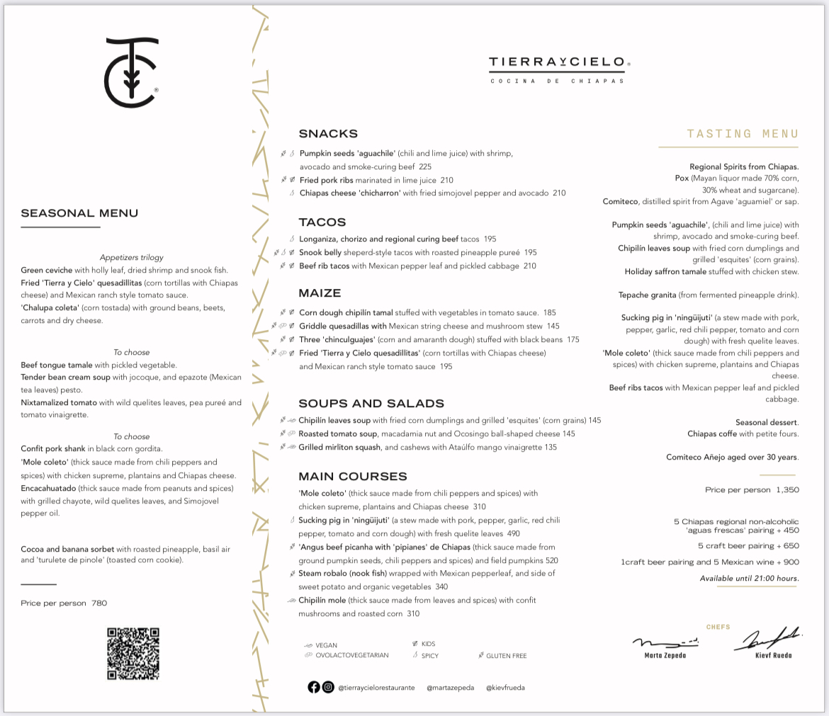 Tierra Y Cielo Restaurante Menu Photo 5