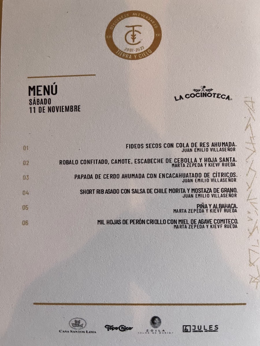 Tierra Y Cielo Restaurante Menu Photo 9