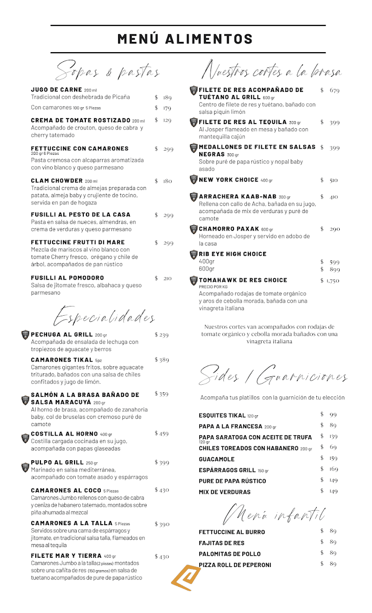 Tikal Aguascalientes Menu Photo 2