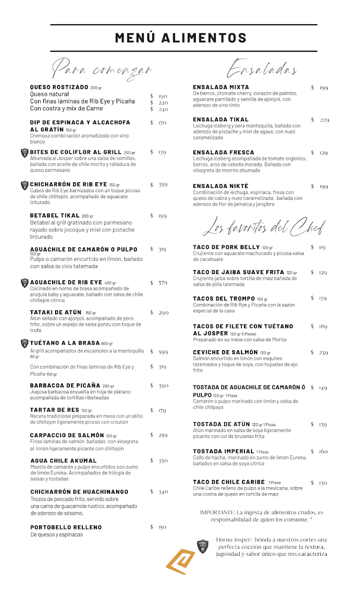 Tikal Aguascalientes Menu Photo 3