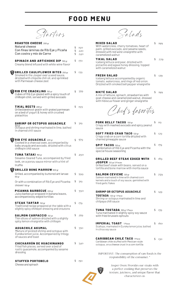 Tikal Aguascalientes Menu Photo 4