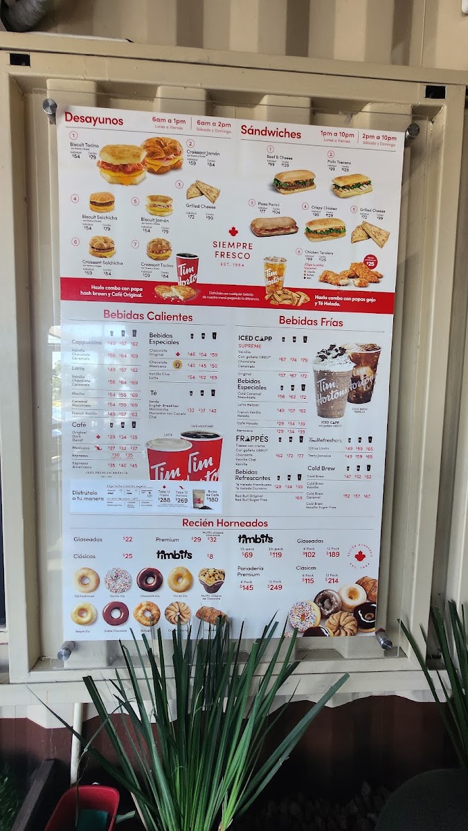 Tim Hortons Salitre Menu Photo 3