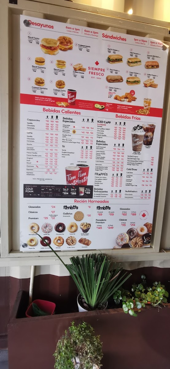 Tim Hortons Salitre Menu Photo 6