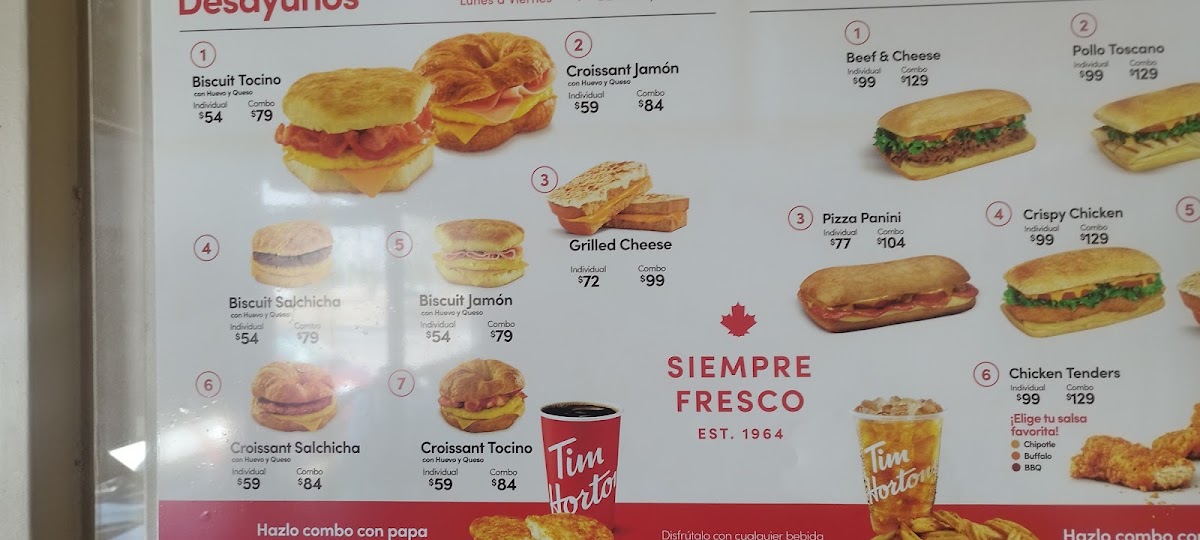 Tim Hortons Salitre Menu Photo 7