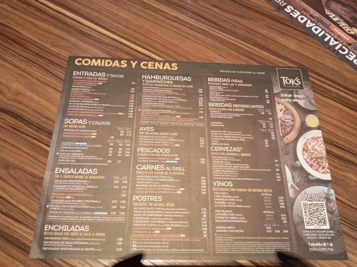 Toks Angelopolis Menu Photo 3