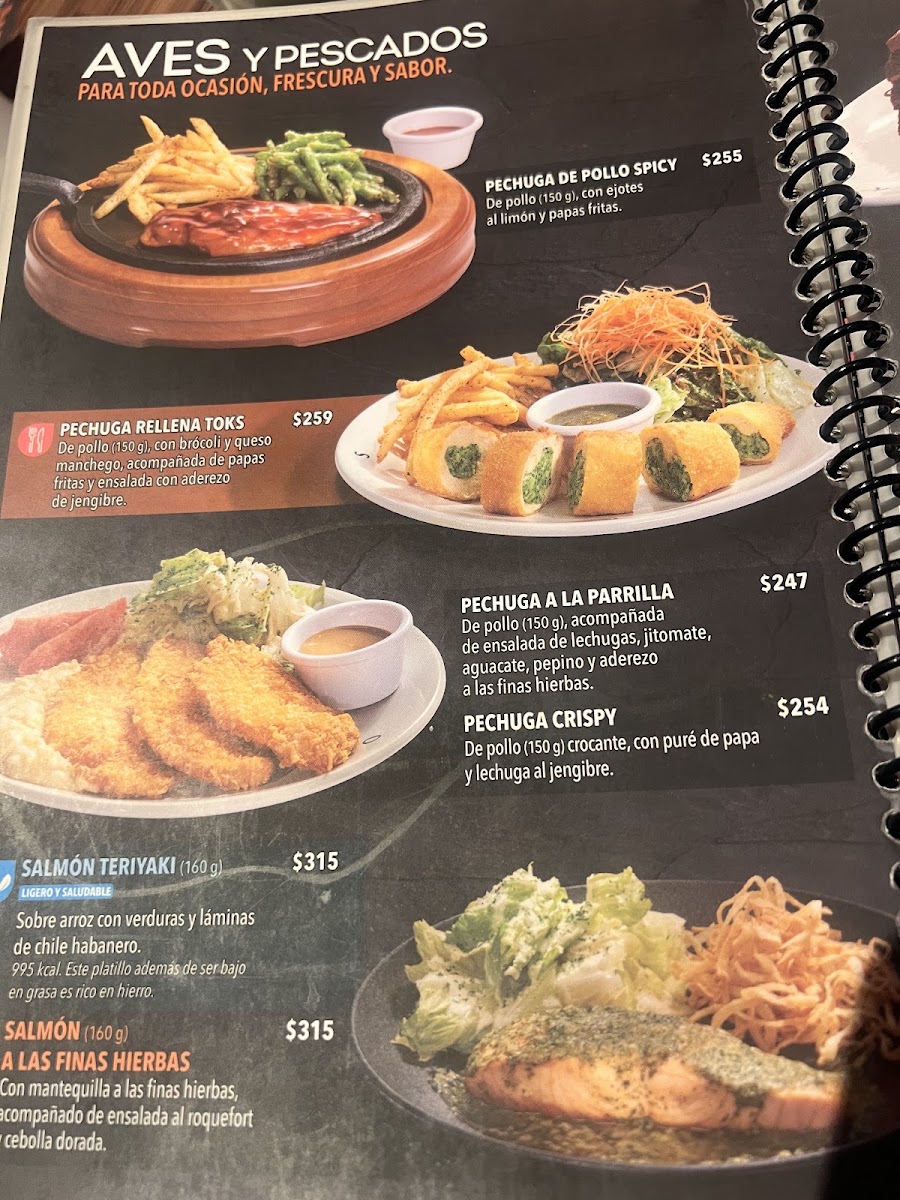 Toks Lindavista Menu