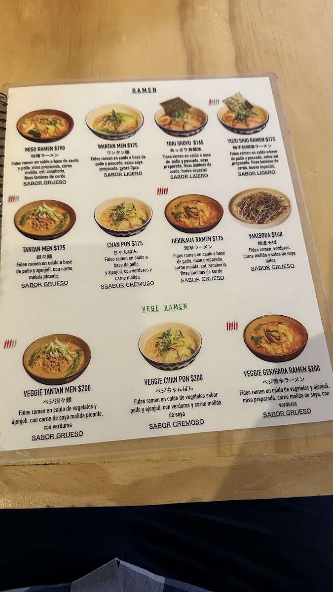 Tomoe Ramen Menu Photo 4