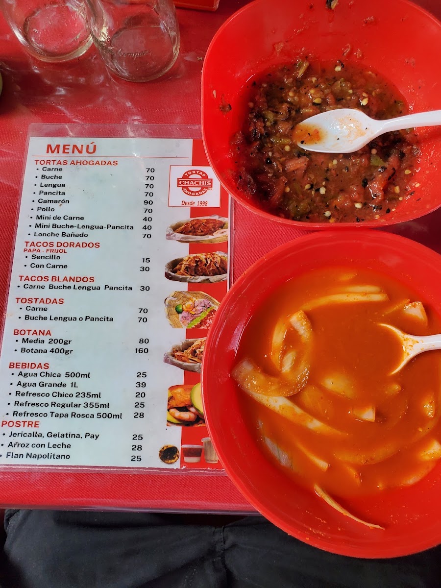 Tortas Ahogadas Chachis Auditorio Menu Photo 4