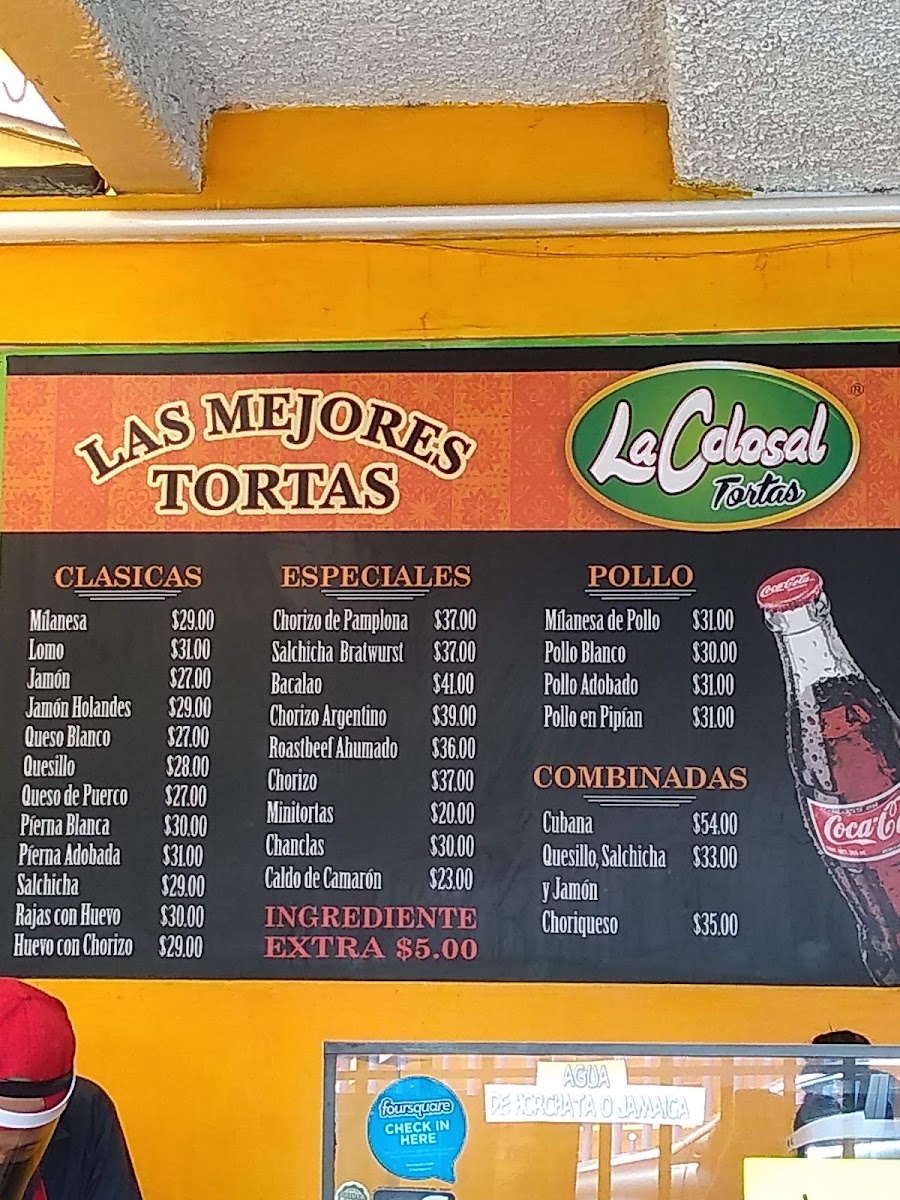 Tortas La Colosal Menu Photo 4