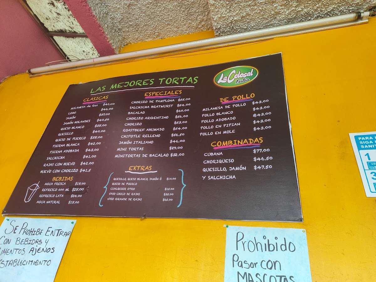 Tortas La Colosal Menu Photo 5