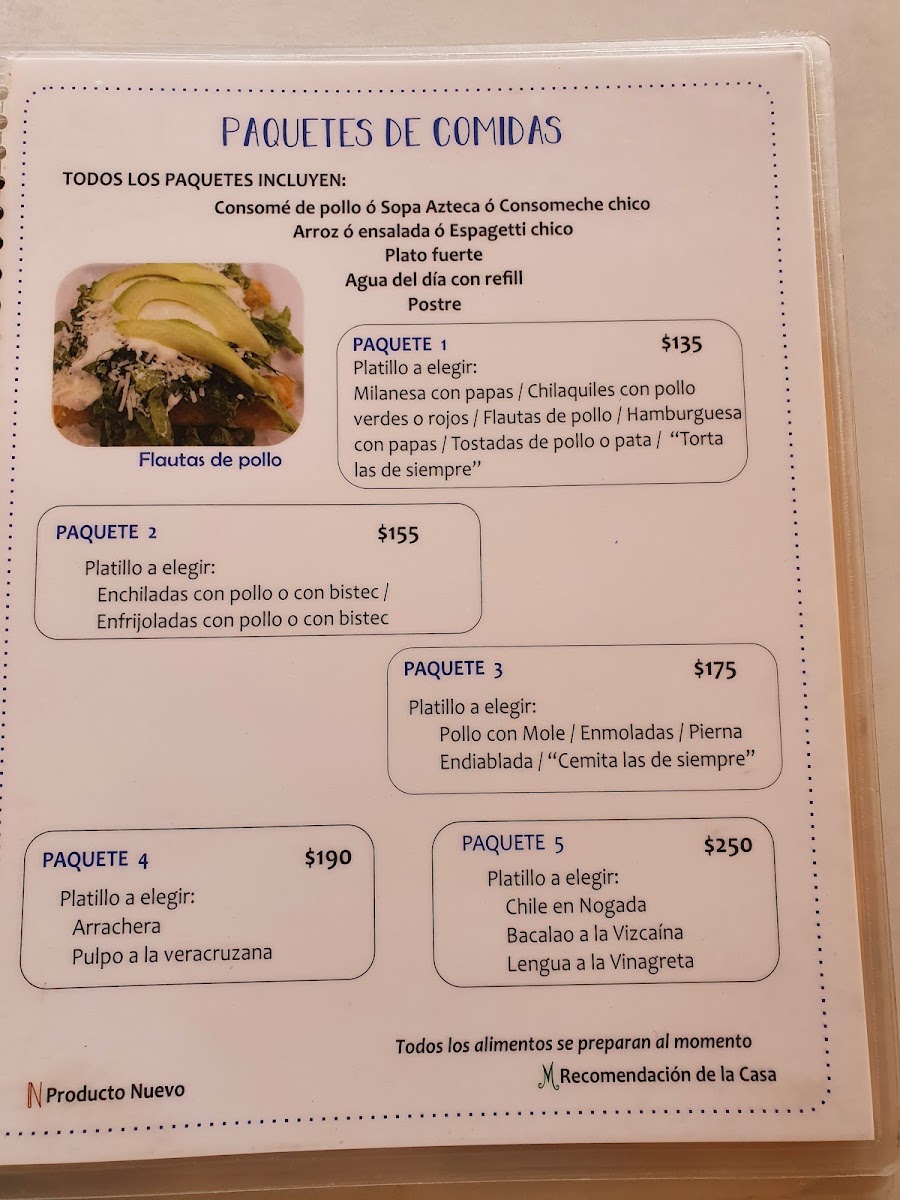 Tortas Meche Restaurante-Bar Menu