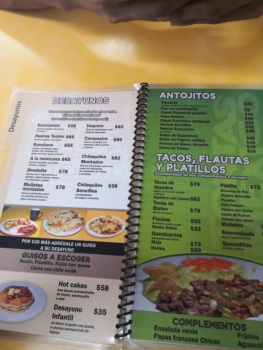 Tortas México Menu