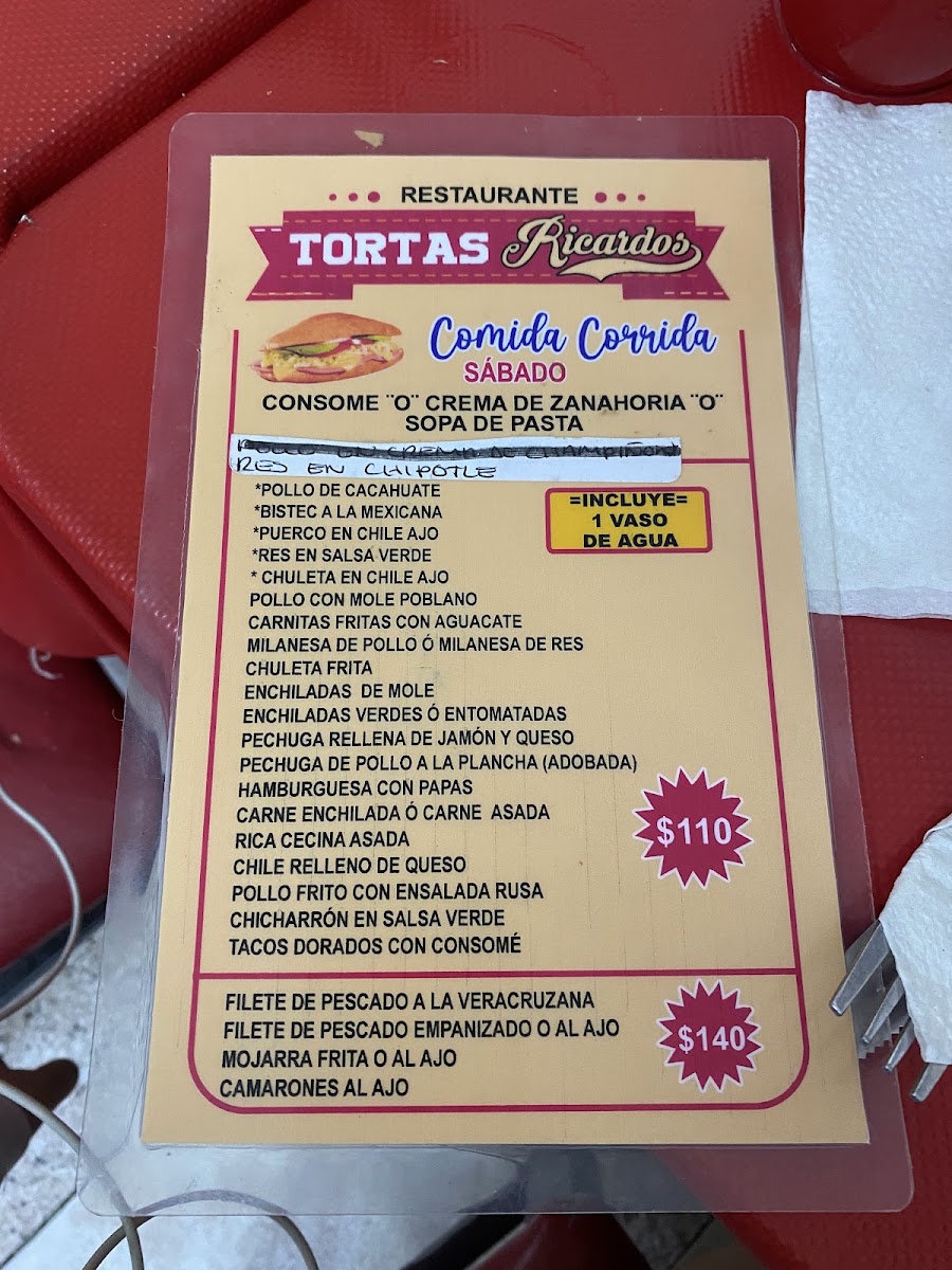 Tortas Ricardo S Menu Photo 4